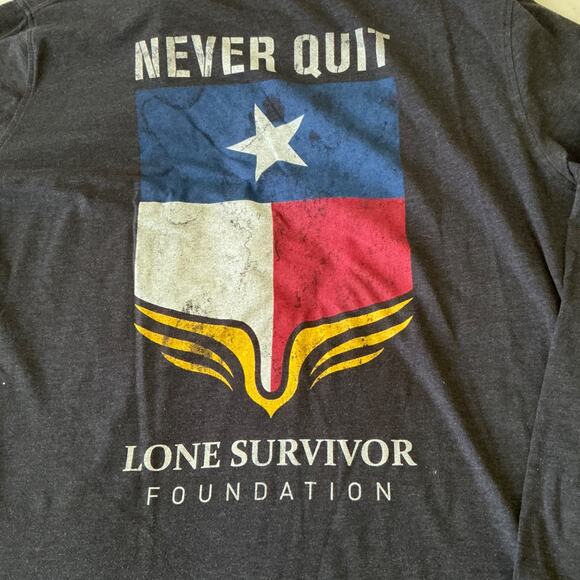 Under Armour Men's HeatGear Long Sleeve Shirt 2XL State of Texas “Never Quit” - Picture 8 of 8
